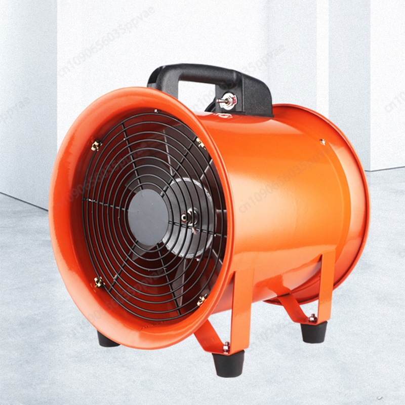Exhaust Fan Industrial - 1500 ワットハイパワーポータブル軸流ファン工業用家庭用排気ファン換気火災煙排気装置ファン