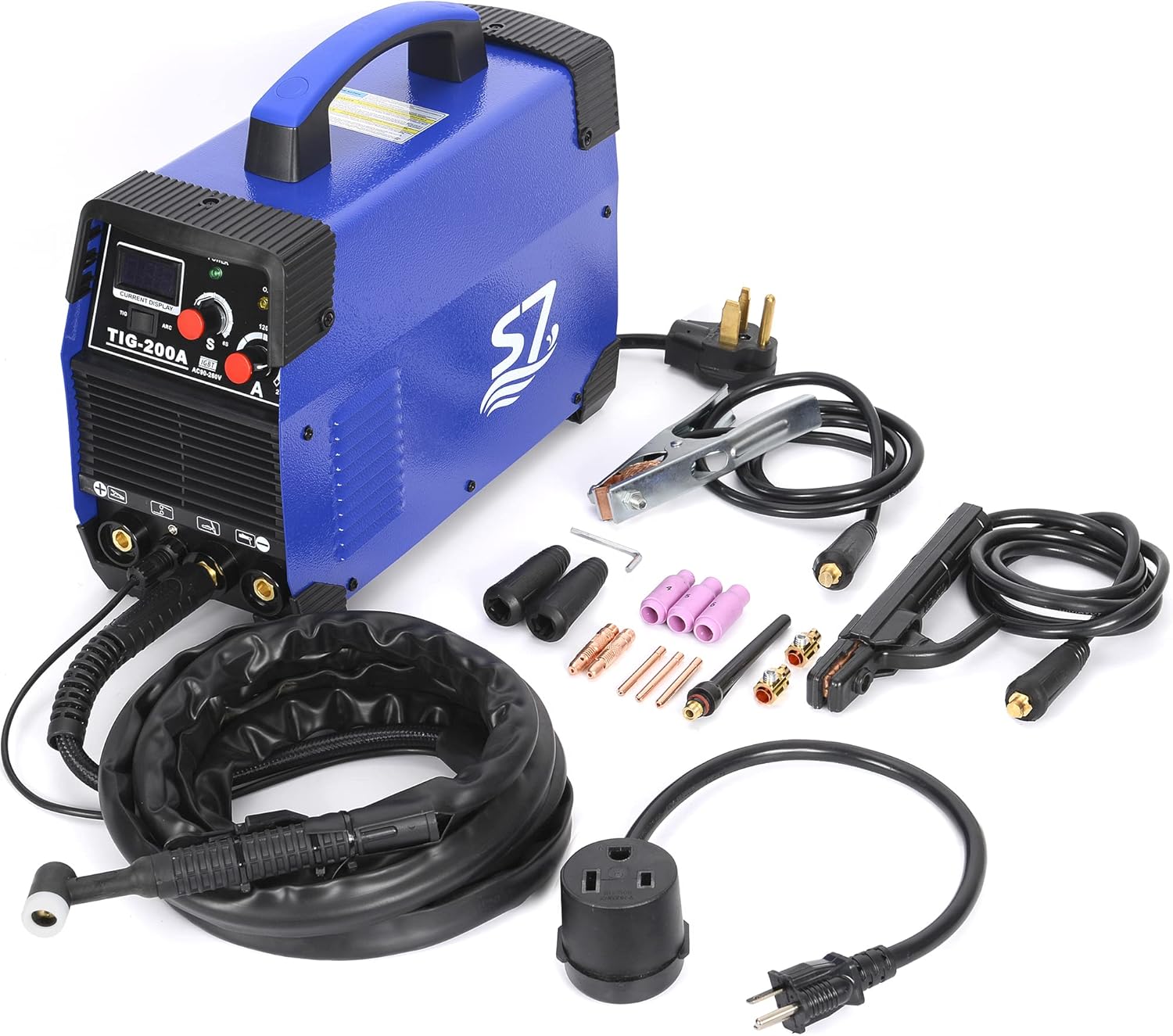 Portable Welding Generator - 200A DC TIG溶接機、HFスタート機能付き、110V/220V両電圧対応ポータブルスティック溶接機、ガレージ修理やステンレスDIYプロジェクトに最適