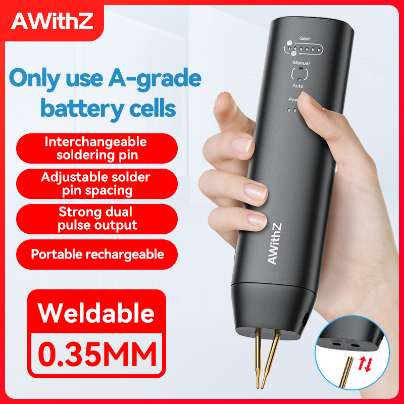 Portable Welding Generator - Awithz ポータブルバッテリースポット溶接機 DIY ミニ溶接機 18650 バッテリーパックニッケルストリップとニッケルベルト溶接ツール