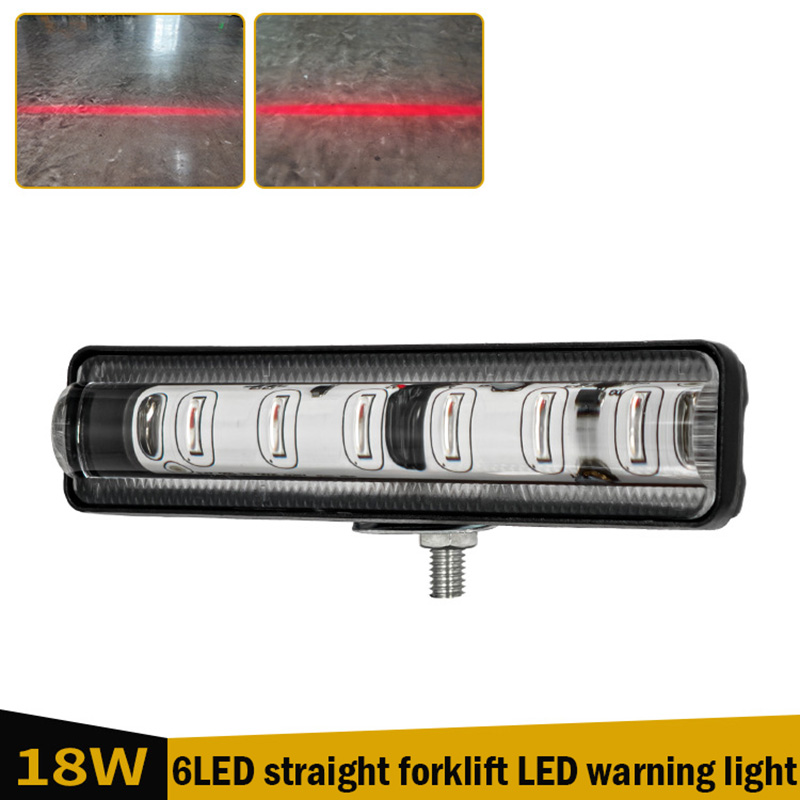 18W赤色フォークリフト警告灯バー 6LED明るい安全灯 フ - Heavy Equipment Work のレビューと価格