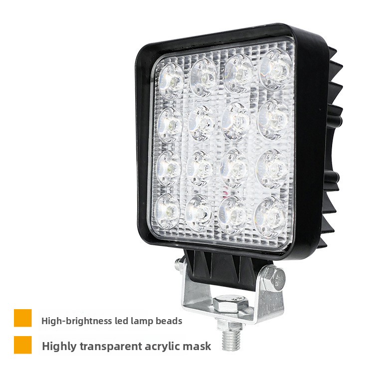 48W 16LED 4インチ 12V 24V LED作業灯  - Heavy Equipment Work のレビューと価格