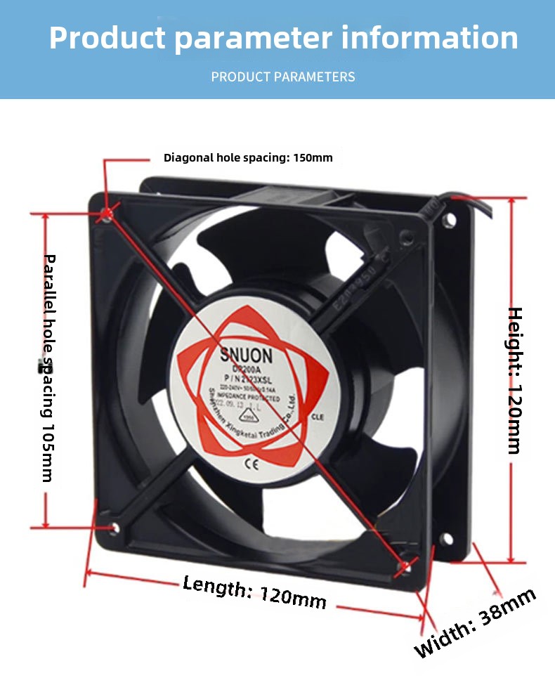 12038 ミニ 120x120 小型排気流ファン 120m - Exhaust Fan Industrial のレビューと価格