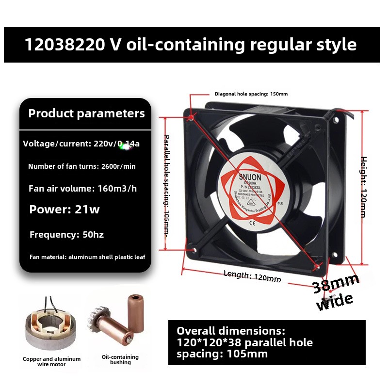 12038 ミニ 120x120 小型排気流ファン 120m - Exhaust Fan Industrial のレビューと価格