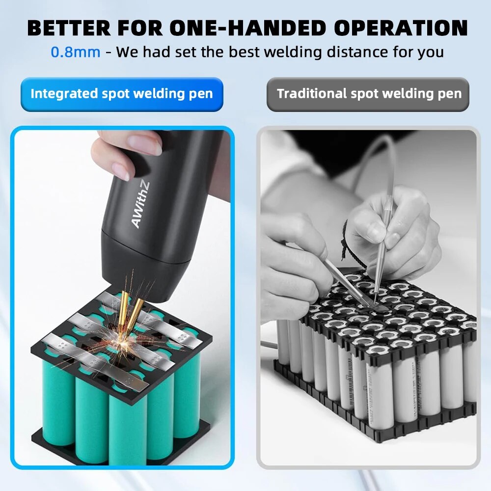 Awithz ポータブルバッテリースポット溶接機 DIY ミ - Portable Welding Generator のレビューと価格