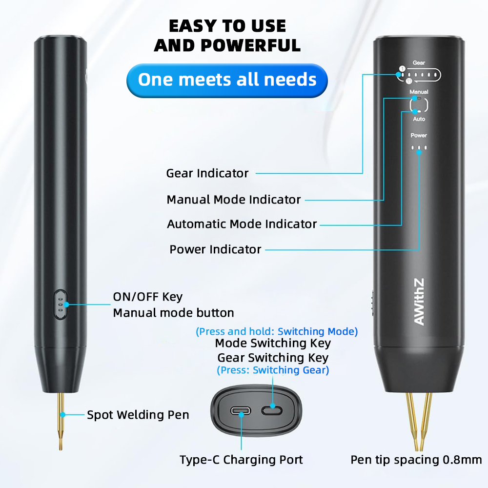 Awithz ポータブルバッテリースポット溶接機 DIY ミ - Portable Welding Generator のレビューと価格