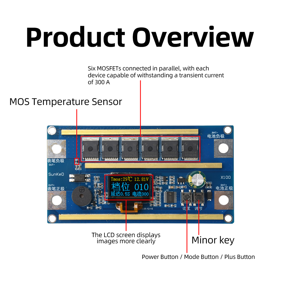 X100 12V ポータブルスポット溶接機キット LCD デ - Portable Welding Generator のレビューと価格