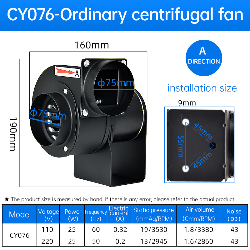 CY076 220v/110v 高出力強力工業用排気ファン  - Exhaust Fan Industrial のレビューと価格