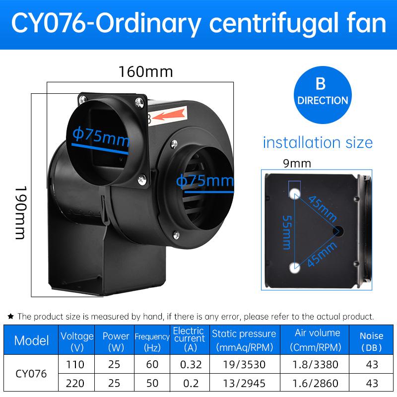 CY076 220v/110v 高出力強力工業用排気ファン  - Exhaust Fan Industrial のレビューと価格