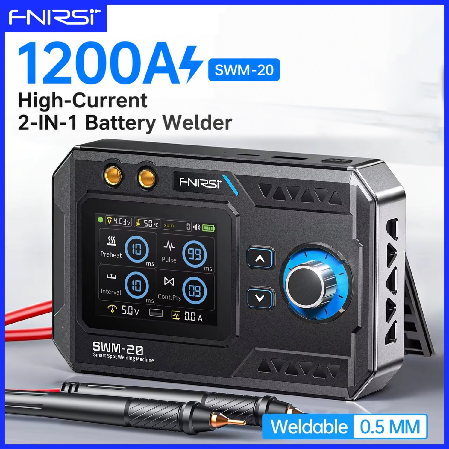 FNIRSI SWM-20 ダブルパルスバッテリー溶接機 ポ - Portable Welding Generator のレビューと価格