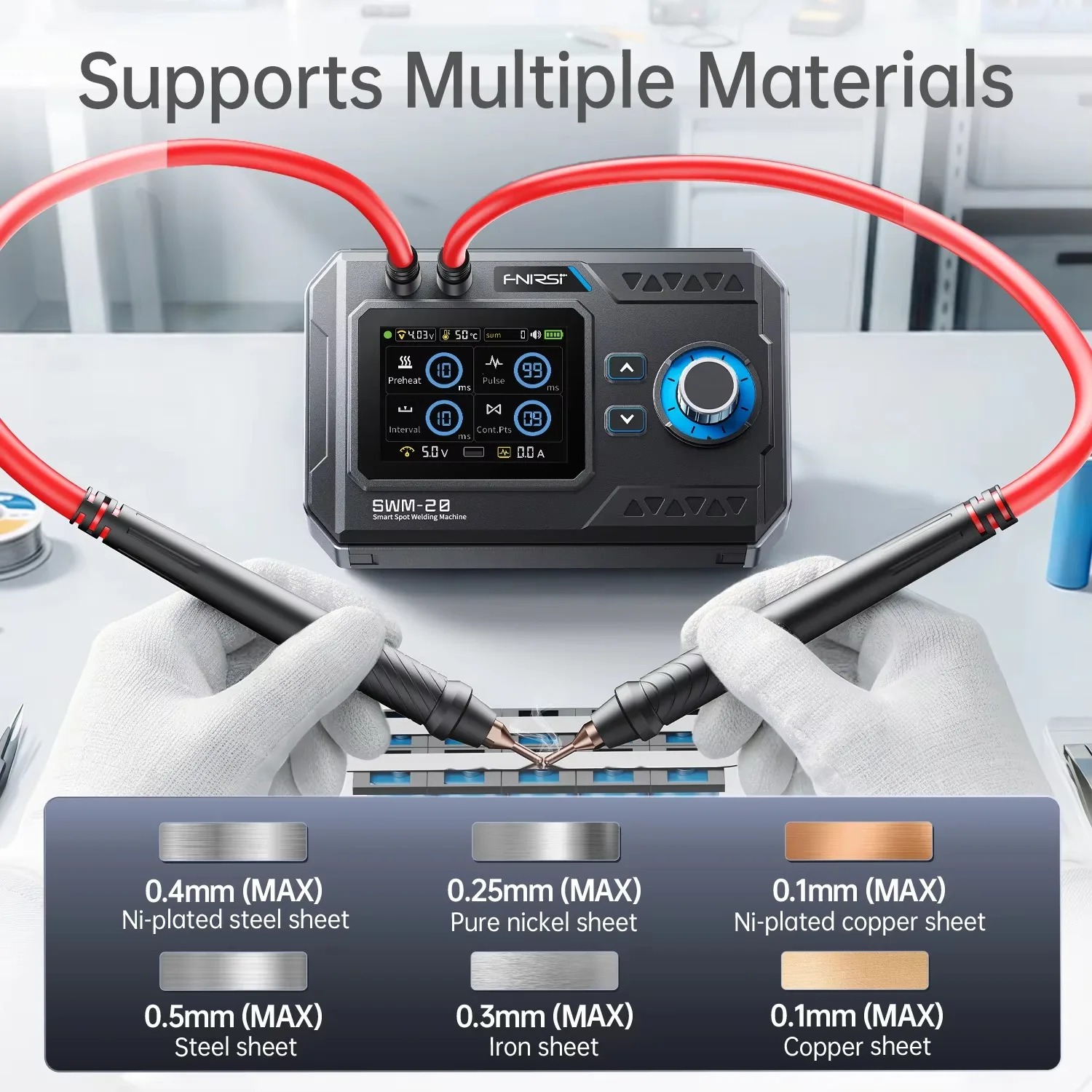 FNIRSI SWM-20 ダブルパルスバッテリー溶接機 ポ - Portable Welding Generator のレビューと価格