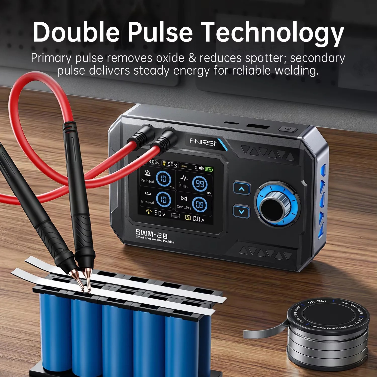 FNIRSI SWM-20 ダブルパルスバッテリー溶接機 ポ - Portable Welding Generator のレビューと価格