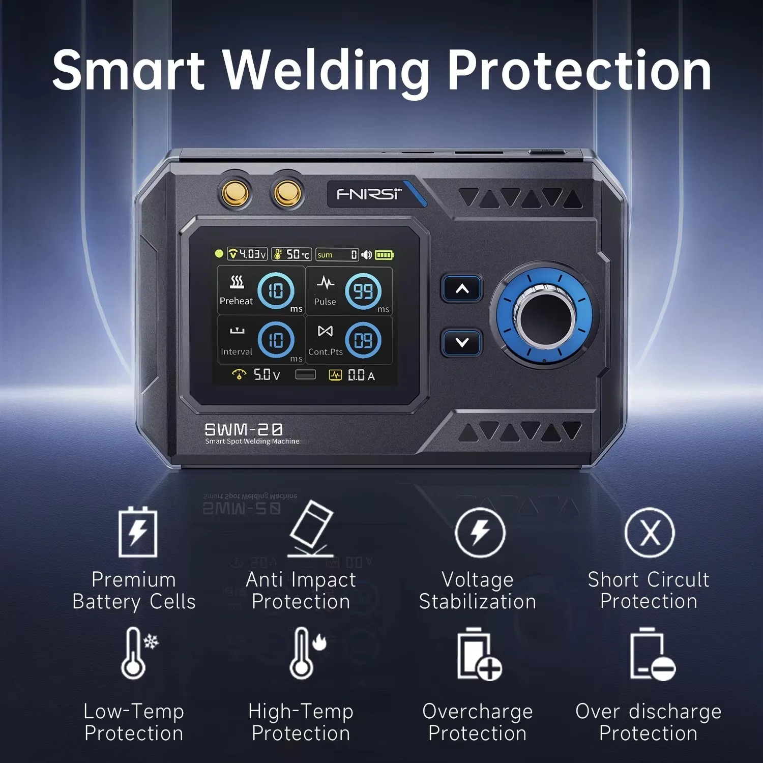 FNIRSI SWM-20 ダブルパルスバッテリー溶接機 ポ - Portable Welding Generator のレビューと価格